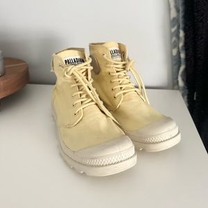 Palladium Yellow High Tops